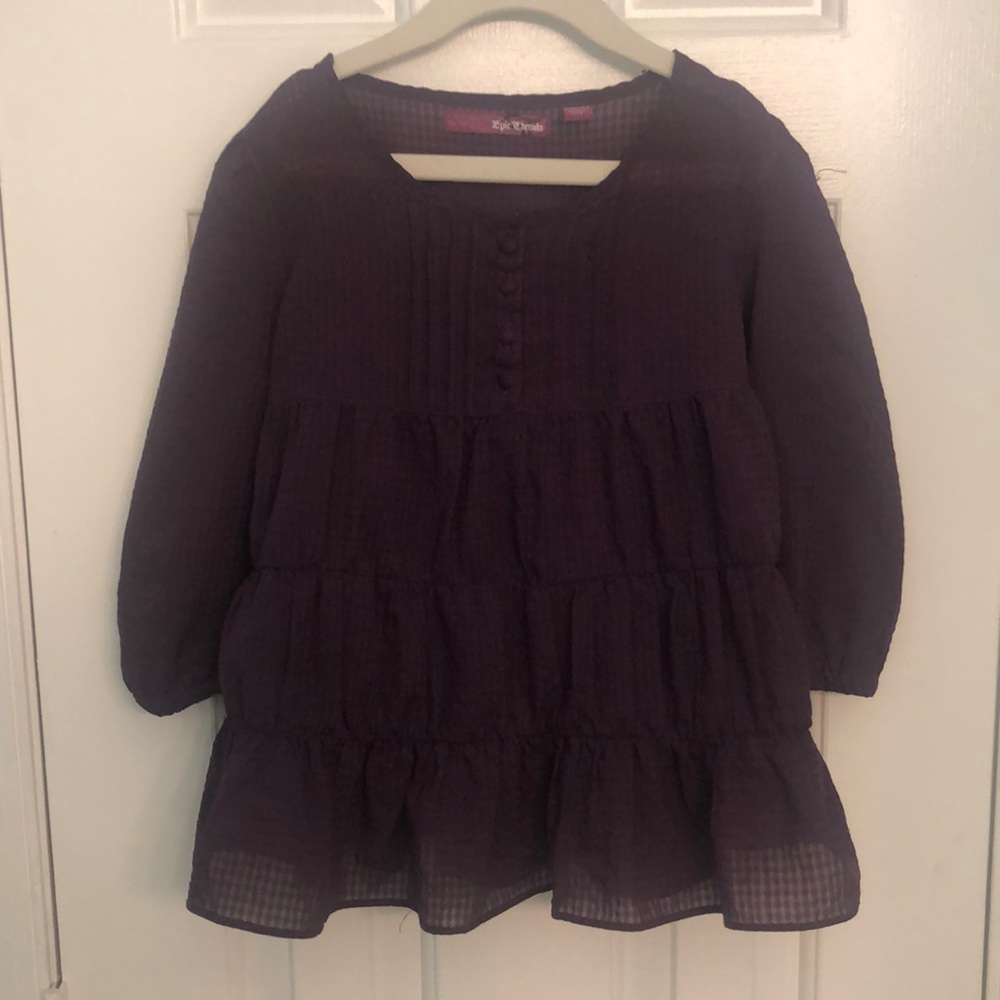 Girls gauzy blouse